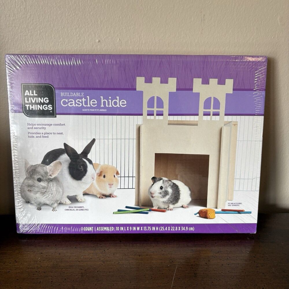 Habitat Hideout Castle Hide Medium Rabbits Guinea Pigs Other Small Animals